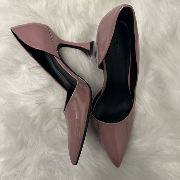 Open edit pink heels. Worn once, great condition. Relaxed fit. - Picture 2 of 6